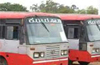 KSRTC stir total in DK,Udupi; Govt buses totally absent